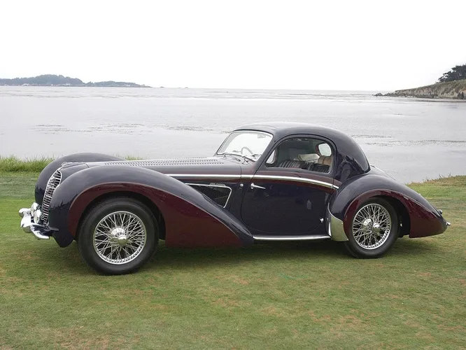 1937 год, Delahaye 145 Chapron coup . Ранний пример сотрудничества компании с Анри Шапроном.