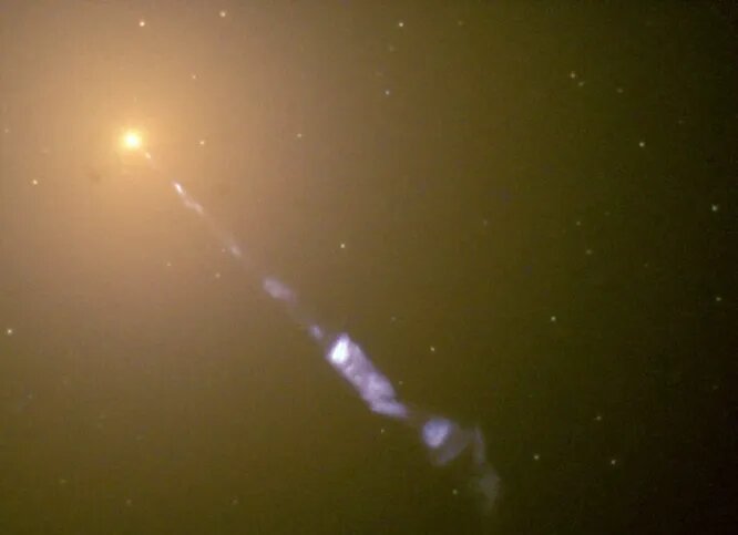 Поток вещества, снятый на телескоп «Хаббл»