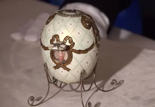 Пасхальное яйцо «Орден Святого Георгия» из музея Фаберже