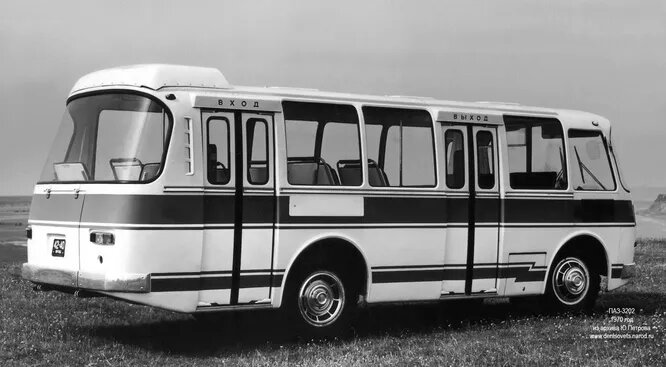 1970 год, ПАЗ-3202, первый опытный образец.