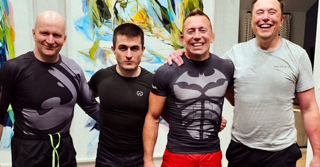 Жорж сент Пьер с поясом юфс