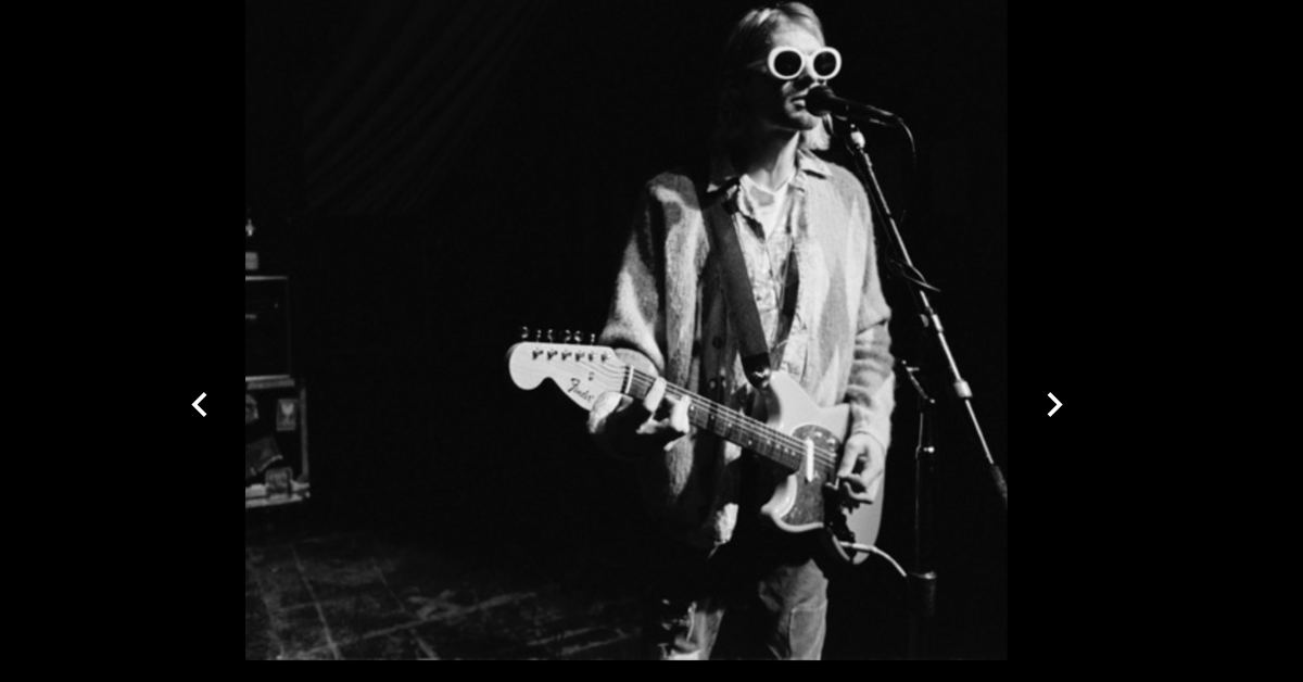 Unrealcobain. Вещи Курта Кобейна выставленные на аукцион