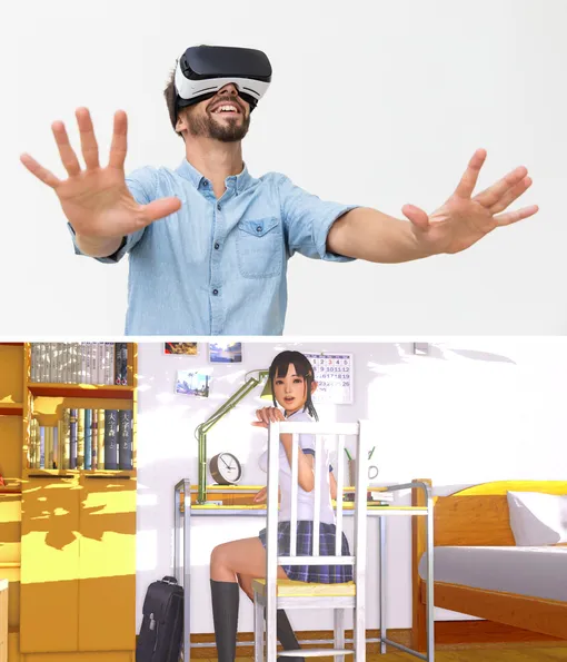 Такие яркие игры, как VR Kanojo, помогают продавать VR-гарнитуры. Если увидите у друга дома очки виртуальной реальности — возможно, он не так и прост