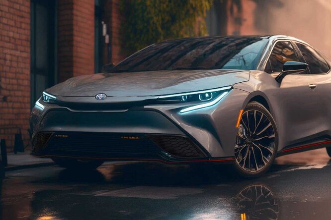 Как будет выглядеть Toyota Camry в будущем: искусственный интеллект превратил седан в почти суперкар