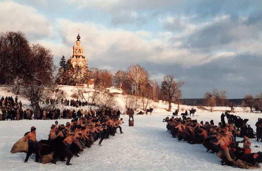 Кадр из фильма «Сибирский Цирюльник» (1998 год)