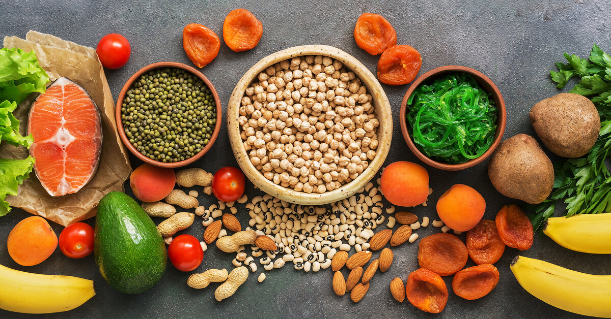 В каких продуктах содержится больше всего калия?