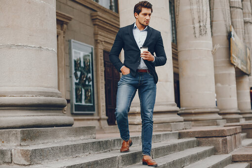 Как носить пиджак с джинсами: советы и современные образы с фото — руководство по стилю для мужчин