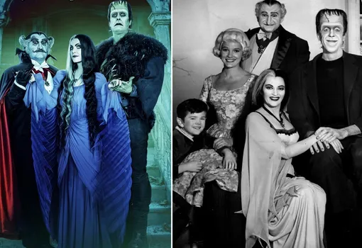 Слева – «Семейка монстров» по версии Роба Зомби, справа – оригинал