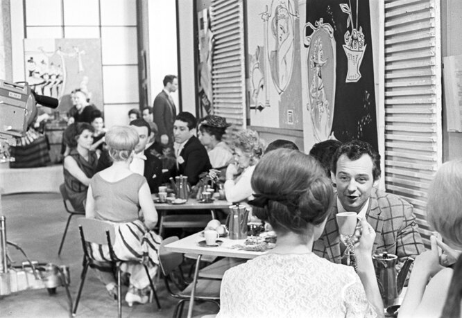 Кафе «Молодежное» в Москве, 1966 г.