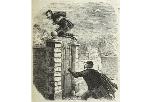 1837 год, первая встреча человека и Джека-прыгуна