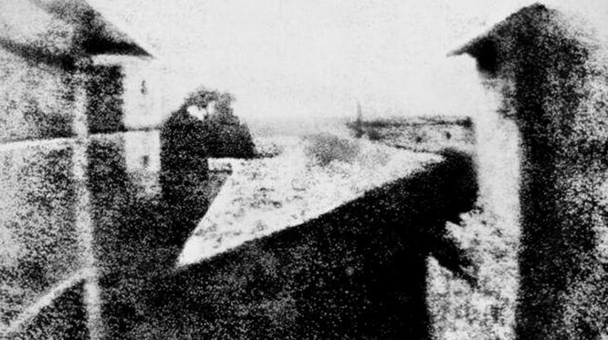 Первое в мире фото «Вид из окна» Первая в мире фотография