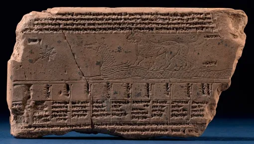 Изображение созвездий и планет в Древнем Вавилоне, II век до н. э.