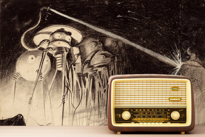 Радиопостановка повергла американцев в панику: люди испугались струй пламени и марсиан-убийц