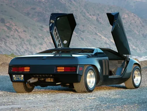 Год выпуска: 1980. Несмотря на размах дверей, данная модель так и не воспарила на мировом рынке, став самым редким суперкаром, который не увидел серийное производство.