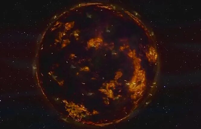 TrES-2b официально самая чёрная из всех планет, известных учёным. Этот газовый гигант отражает менее одного процента света собственной звезды, что делает его чернее угля, чёрной акриловой краски или сажи.