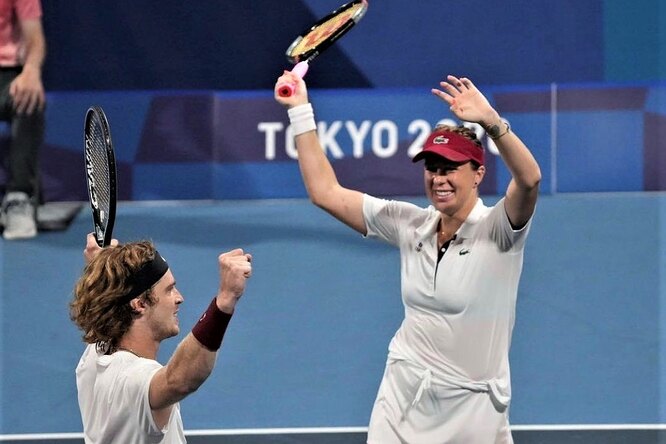 Российские теннисисты Рублев и Павлюченкова завоевали золото на Олимпиаде в Токио