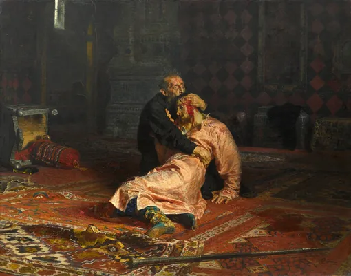 Иван Грозный и сын его Иван 16 ноября 1581 года