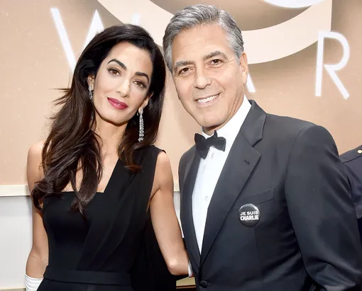 Джордж Клуни и Амаль Клуни.