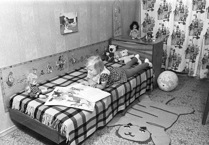Детская комната в Москве. 1970-е