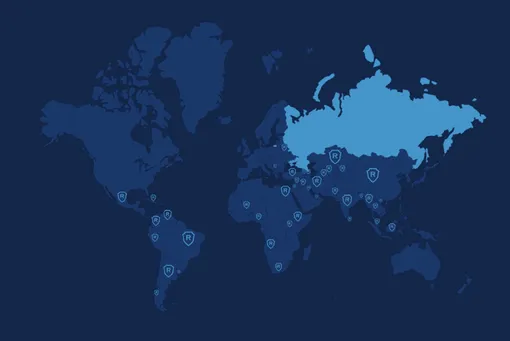 Карта мира, на которой зафиксированы покупатели российского вооружения.