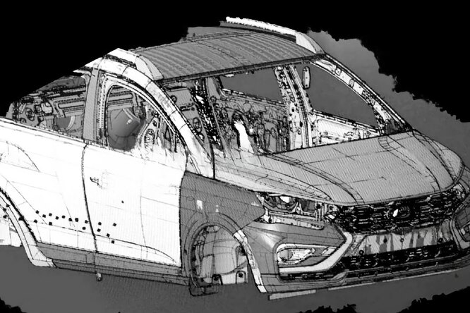 Первые изображения нового поколения Lada Granta: «Икс-фейс» и пять дверей Первые изображения нового поколения Lada Granta: «Икс-фейс» и пять дверей
