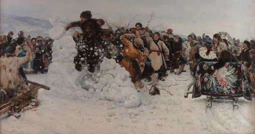 Василий Суриков «Взятие снежного городка» (1891 год)