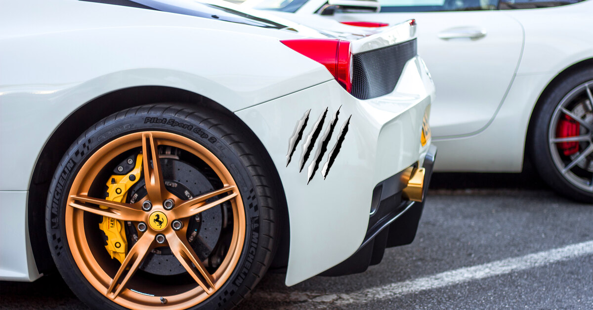 Как закрасить царапину на кузове авто с помощью подручных средств