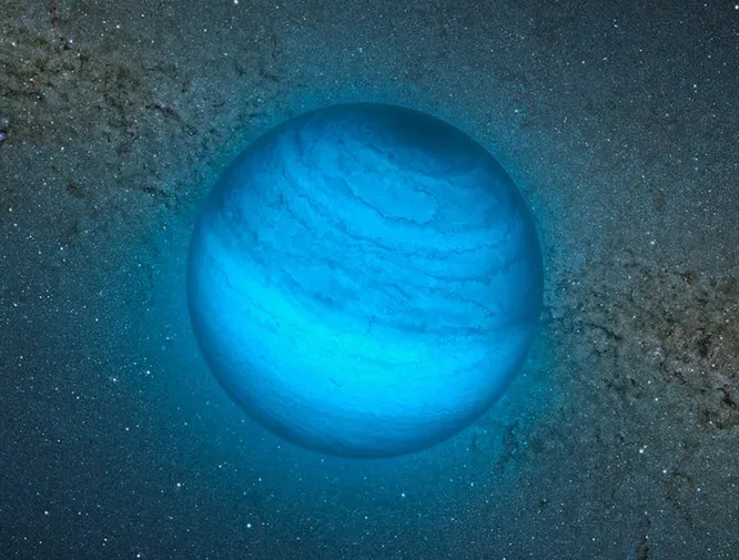 Отвергнутая своей «родительской» звездой, одинокая планета CFBDSIR2149 блуждает по Вселенной на расстоянии 100 световых лет от нас. Скорее всего, эта странница была выброшена из своей солнечной системы в неспокойные годы ее становления, когда определялись орбиты других планет.