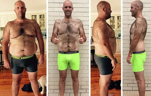 мужчина похудел за год на 53 кг, когда ел одну лишь картошку — фото до и после