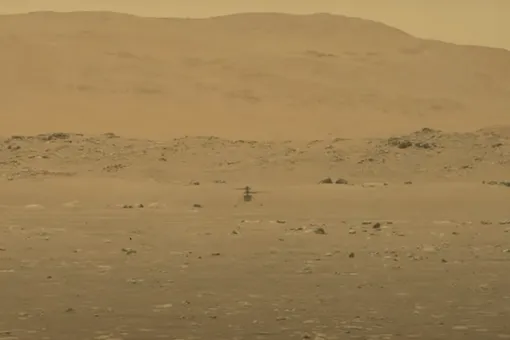 На Марсе впервые в истории запустили вертолет. Он будет исследовать поверхность планеты