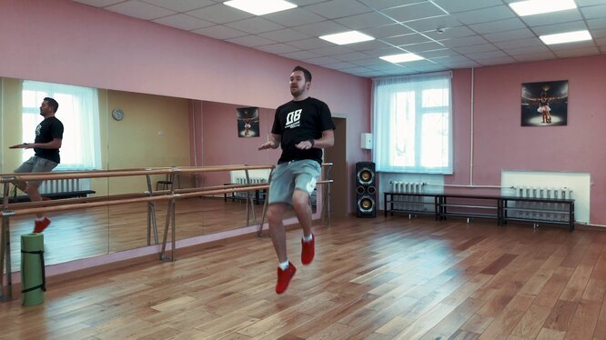 Месте тренировались