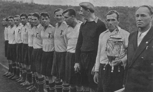 Московская футбольная команда «Торпедо» — обладатели Кубка СССР 1949 г.