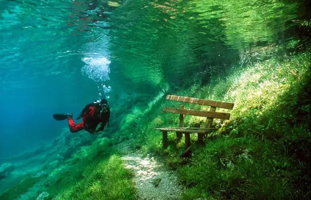 Грюнер-Зе – парк, уходящий под воду каждую весну