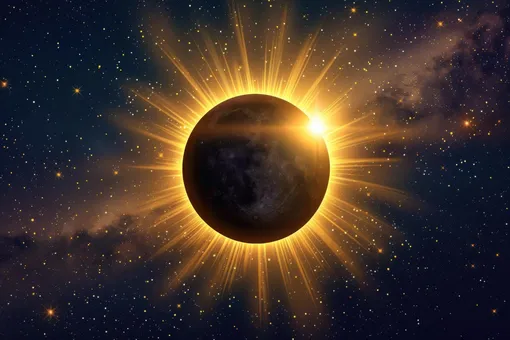 NASA показало фотографии редкого солнечного затмения, сделанные с МКС