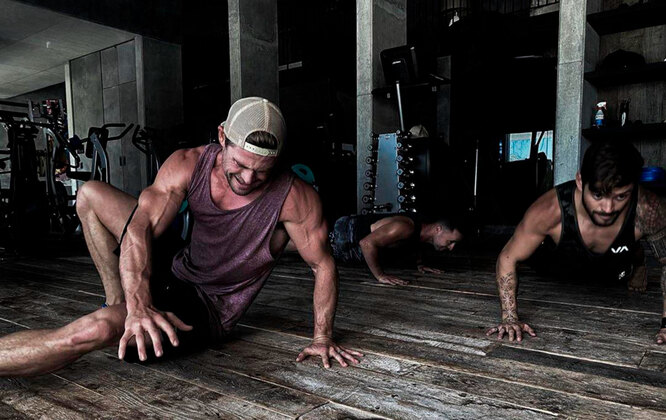 Раньше тренировался