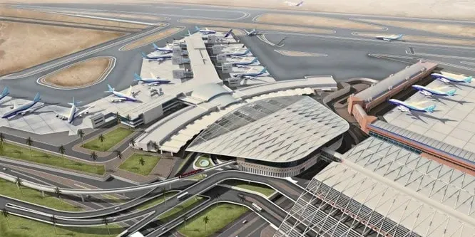 Международный аэропорт Каир. Главный аэропорт Египта, уступающий по загруженности во всей Африке только аэропорту Йоханнесбурга в ЮАР. Площадь - 37 кв. км., пассажирооборот 14 миллионов человек в год.
