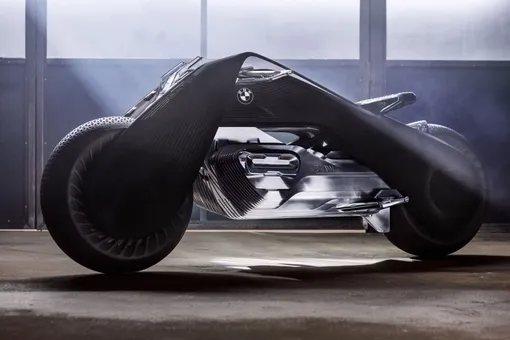 Фантастический мотоцикл будущего от BMW: ни шлема, ни руля, ни подвески