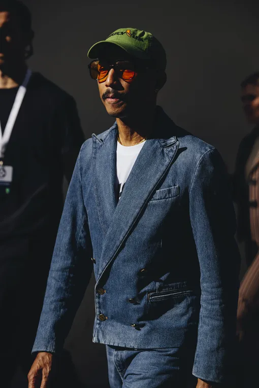 Фаррелл Уильямс на Неделе моды в Париже сезона весна-лето 2024