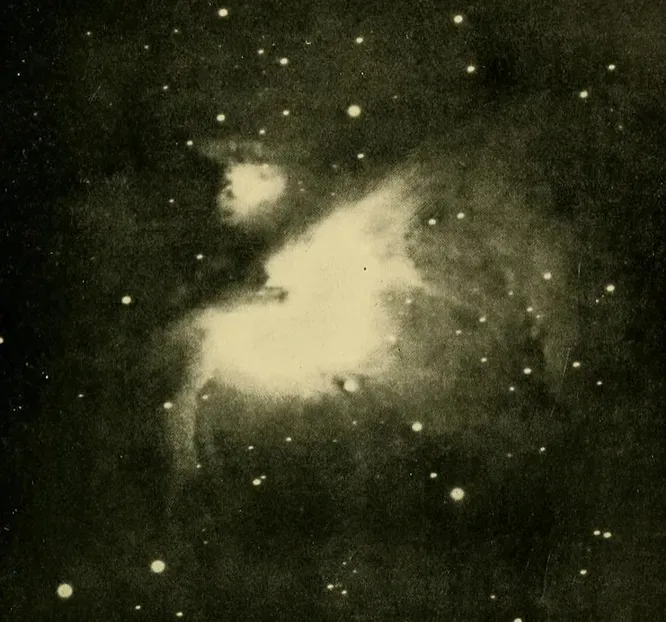 W.H. PICKERING VIA AGNES CLERKE, PROBLEMS IN ASTROPHYSICS, LONDON, 1903Туманность Ориона, 1889