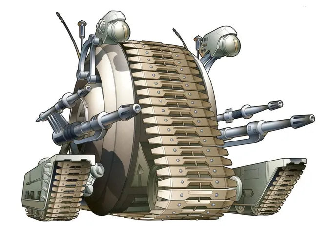 Дроид-танк NR-N99 типа «Убеждающий» один из немногих гусеничных танков вселенной «Звёздных войн». И всё бы ничего, если бы не огромная движущая гусеница по центру, уничтожение которой влечет за собой полную потерю работоспособности боевой машины.