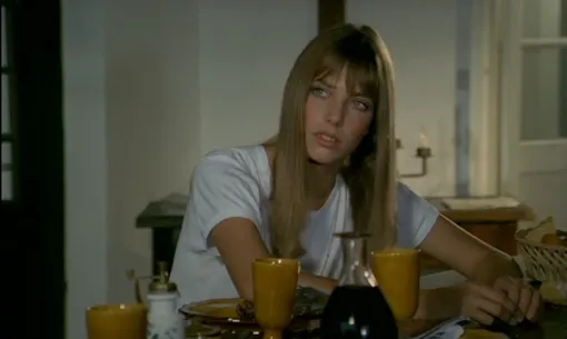 Джейн Биркин; кадр из фильма «Бассейн» (1969)