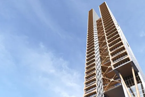 Как выглядят деревянные небоскребы