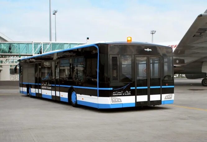 Van Hool (Лир, Бельгия). Один из самых известных европейских строителей автобусов как на своих шасси, так и на шасси других производителей. Также делает троллейбусы и полуприцепы. В гамме как таковой перронных автобусов нет, но их можно получить под специальный заказ. Например, на снимке модель Van Hool AP2375, заказанная аэропортом Алжира в 2012 году. Всего было изготовлено три таких машина. Это самый большой в мире (официальный рекорд) перронный автобус вместимостью 160 человек.
