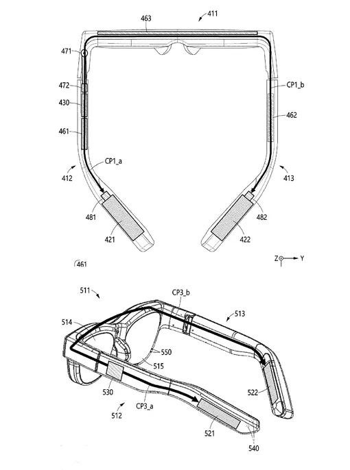 Возможный внешний вид смарт-очков Samsung Galaxy Glasses