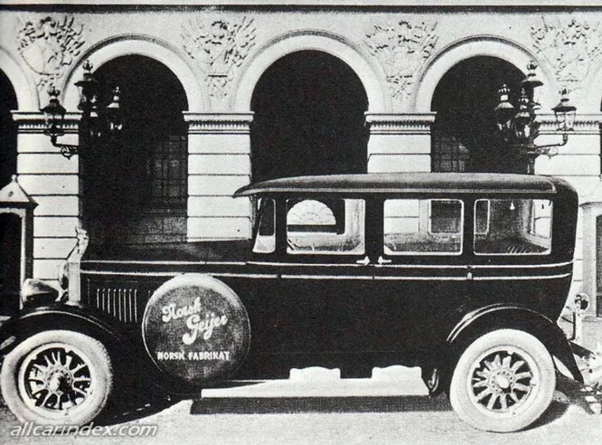 Компания C. Geijer Co была основана в 1869 году и занималась обработкой стали. С 1923 по 1930 году под её крылом существовал и автомобильный бренд. На снимке Geijer 1928 года выпуска.
