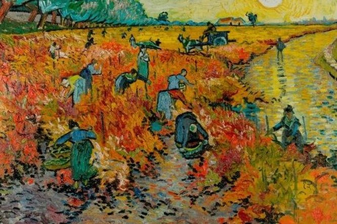 Пушкинский музей завершил консервацию картины Винсента Ван Гога «Красные виноградники в Арле. Монмажур»