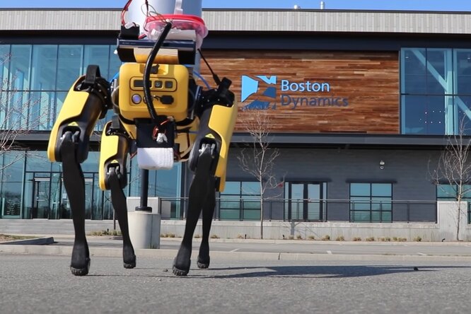 Как изобретатель научил робота-собаку Boston Dynamics «справлять нужду» пивом