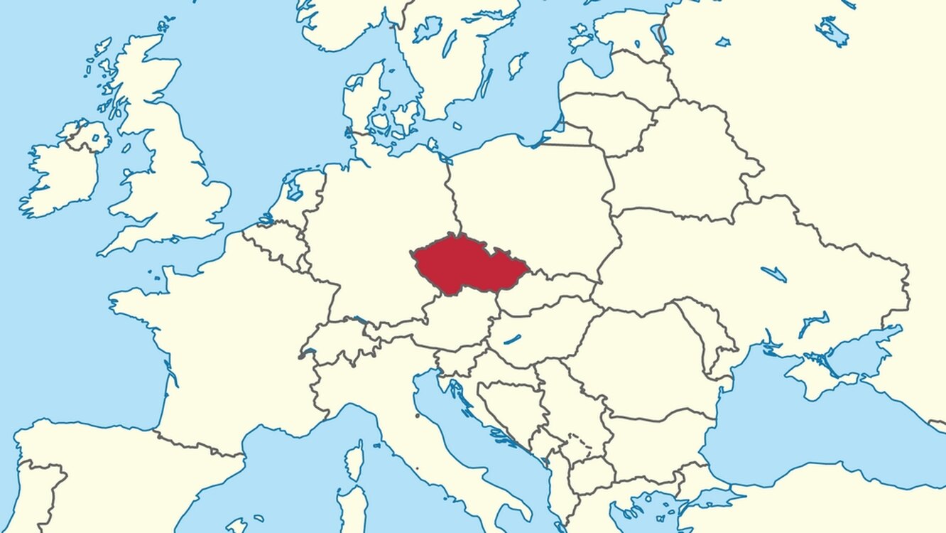 Австрия карта контурная карта