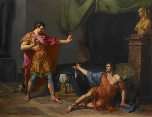 «Смерть Антония». Худ. Анисе Лемонье, 1780-е гг.