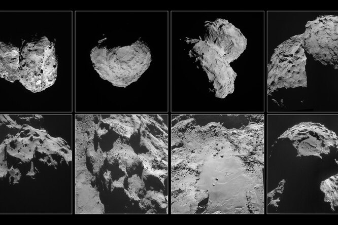 Что находится внутри кометы Чурюмова-Герасименко